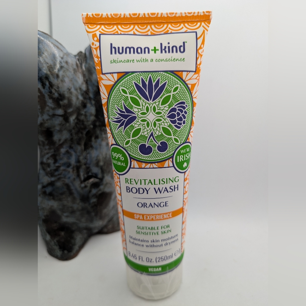 Humankind Orange and Green Body Wash Revitalizing Cleanse Full Size